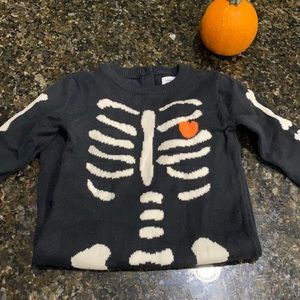 Baby Gap Knit Skeleton one piece 12-18 mo